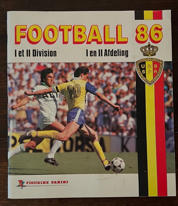 Panini - Football 86 Belgium - 1 Complete Album