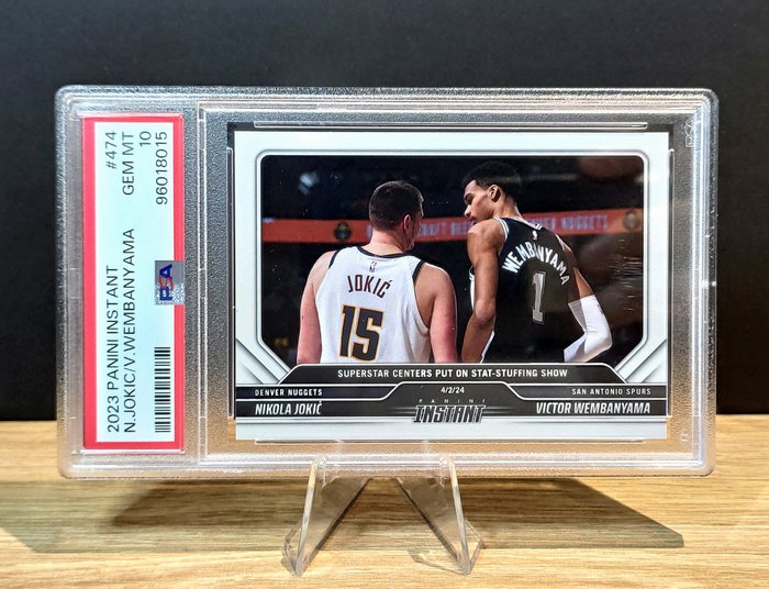 2023 Panini Instant NBA Jokic vs Wembanyama /1929 #474 PSA 10 - 1 Graded card