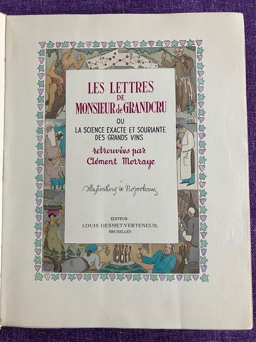 Gesigneerd Clement Morraye Leo Larguier/ Nojorkanz Jeanne Coussens - Les lettres de monsieur de Grandcru / Au café de l’univers - 1945-1946