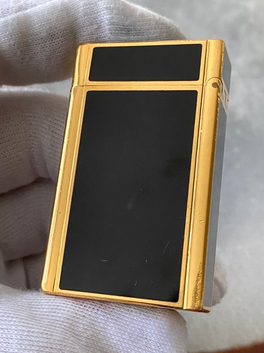 S.T. Dupont - Large Ligne 1 Gold Plated  and Laque de Chine - Lighter - Forgyldt