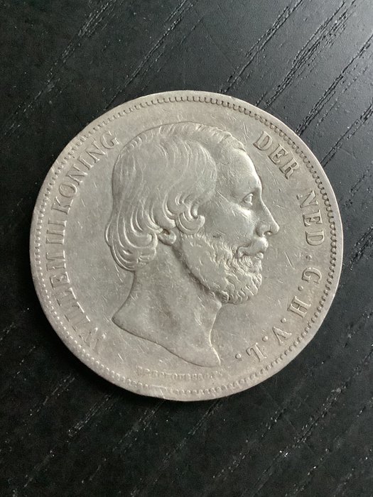 Holland Willem III (1849-1890) 2 1/2 Gulden 1861  (Ingen mindstepris)