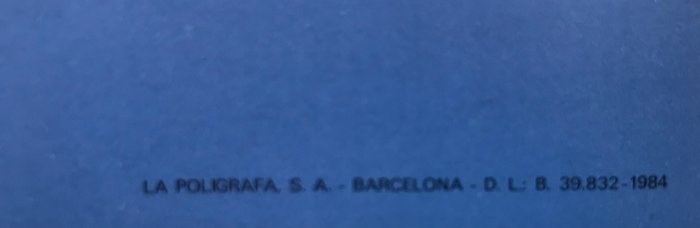 Joan Miró (after) - La Poligrafa - Original Ausstellungsplakat anlässlich der Ausstellung von JOAN MIRÓ, Barcelona 1985  "MIRÓ DE PROP"