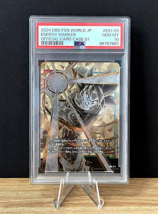 Dragon Ball Fusion World Graded card - Energy Marker - Son Goku - GOLD Special - PSA 10