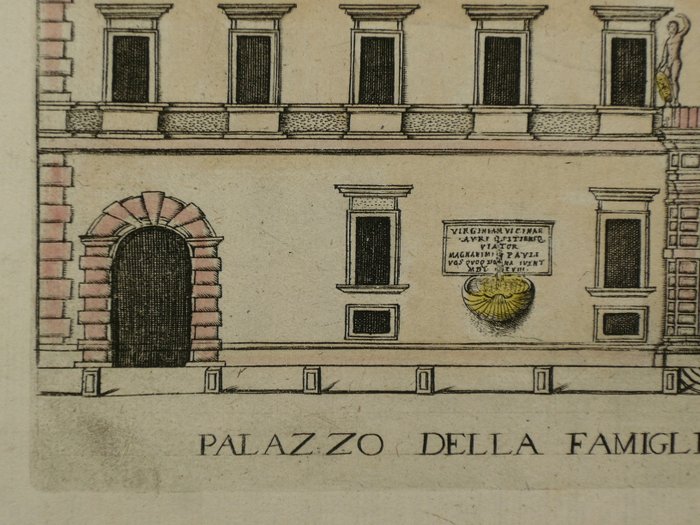 Europa - Roma / Palazzo Capponi Antonelli; Giacomo Lauro - Palazzo della famiglia di Capponi - 1621-1650