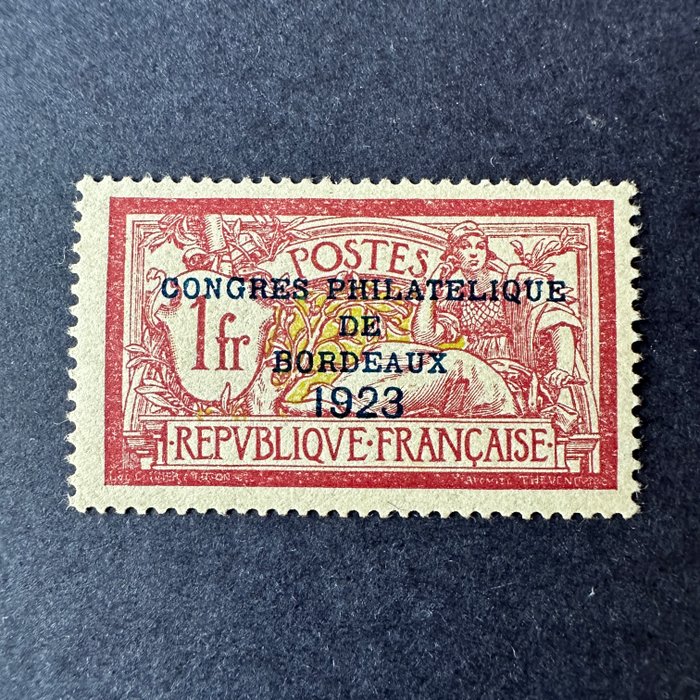 Frankrig  - Bordeaux-udstilling 1923 YT 182 - centreret i NY ** - TB