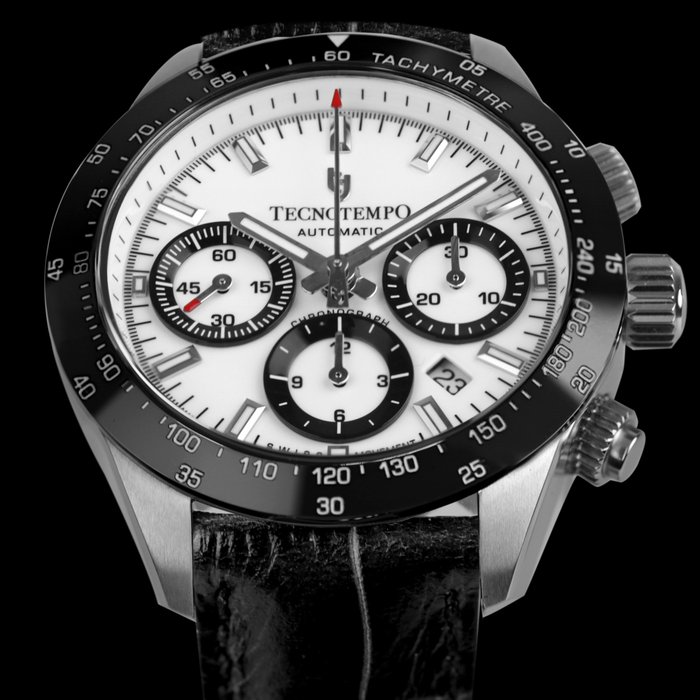 Tecnotempo - "Chrono Round" - Limited Edition - - Ingen mindstepris - TT.200RO.PB - Mænd - 2011-nu