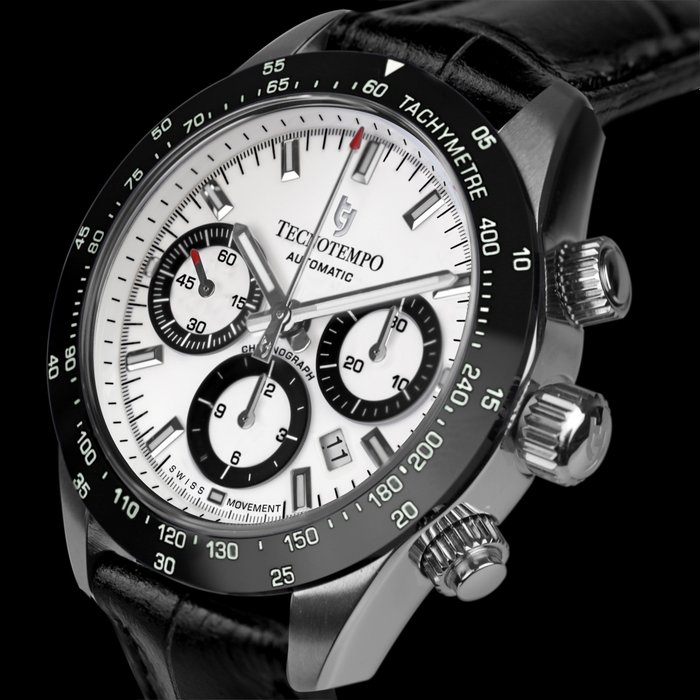 Tecnotempo - "Chrono Round" - Limited Edition - - Ingen mindstepris - TT.200RO.PB - Mænd - 2011-nu