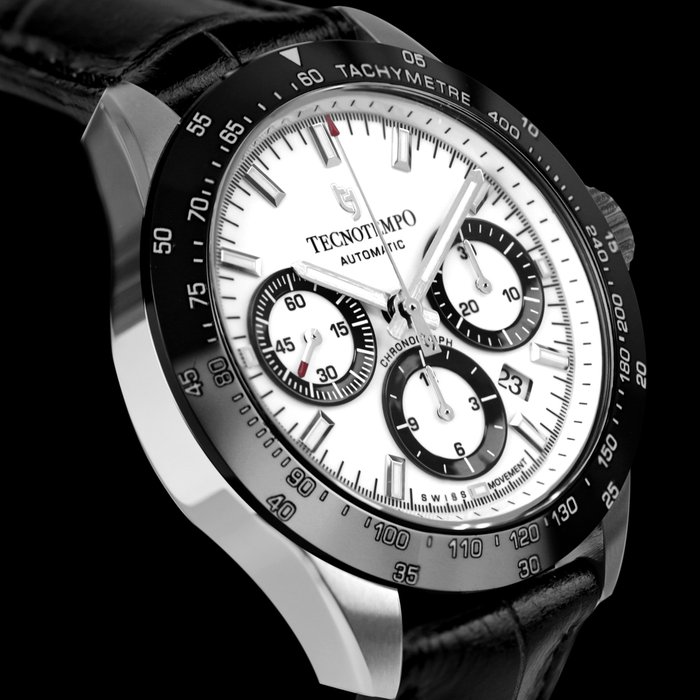 Tecnotempo - "Chrono Round" - Limited Edition - - Ingen mindstepris - TT.200RO.PB - Mænd - 2011-nu