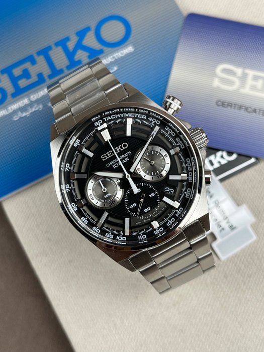 Seiko - Chronograph Date - Ingen mindstepris - SSB397P1 - Mænd - 2011-nu