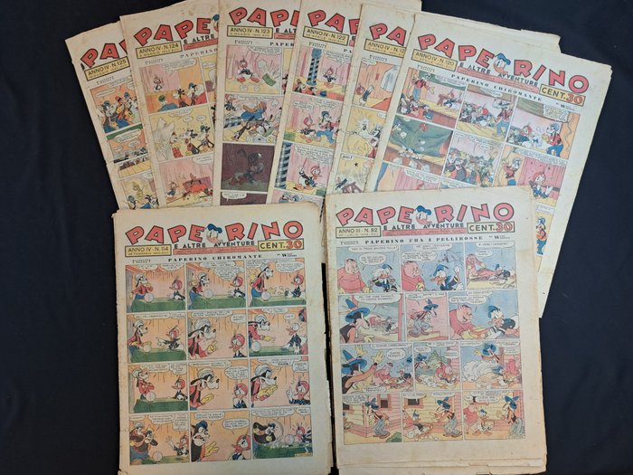 Paperino Giornale - Da Recupero - 38 Comic - Første udgave - 1939/1940