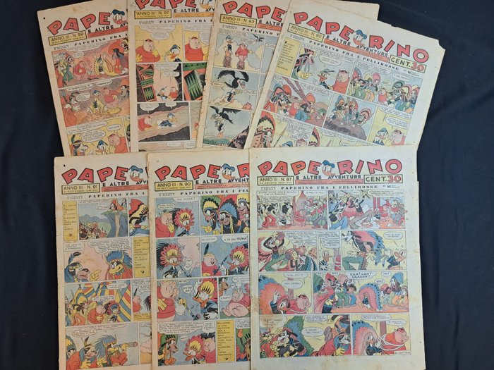 Paperino Giornale - Da Recupero - 38 Comic - Første udgave - 1939/1940