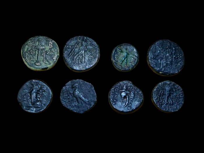 Antikken Lot of 8 Coins 100 BC-20 BC  (Ingen mindstepris)