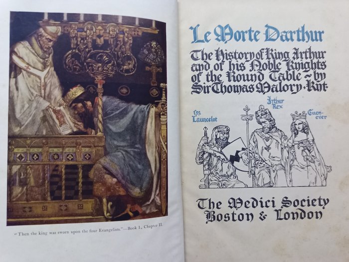 Thomas Malory/William Russell Flint - Le Morte D'Arthur: the history of King Arthur and of his noble knights of the round table - 1929