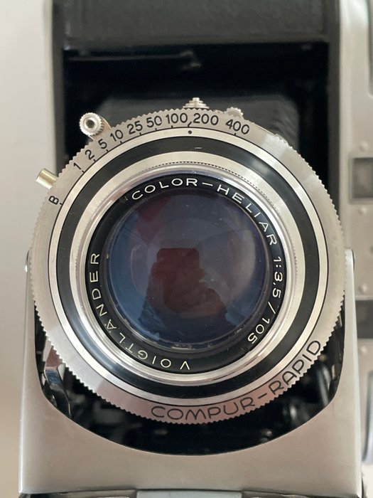 Voigtländer Bessa II 6x9cm avec Color-Heliar 3.5/105mm | Analogt foldekamera