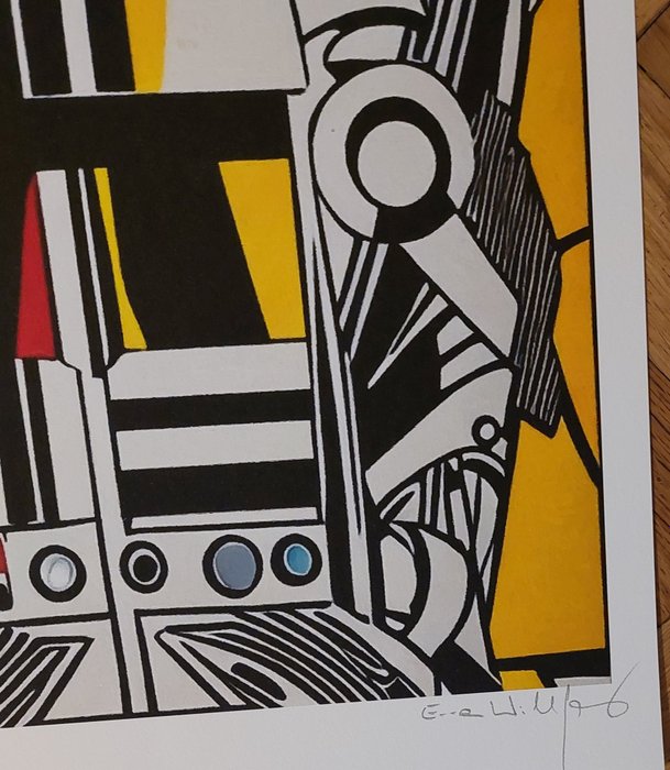 Star Wars - Diptychon Star Wars "Icons as Still Life - POP ART series Roy Lichtenstein "