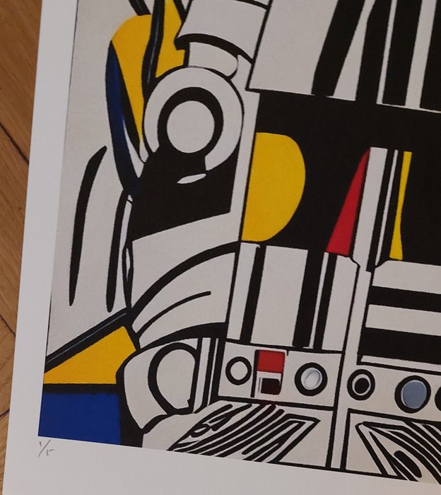 Star Wars - Diptychon Star Wars "Icons as Still Life - POP ART series Roy Lichtenstein "