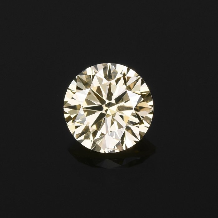 Diamant - 032 ct - Rund - Light Brownish Yellow - VS2