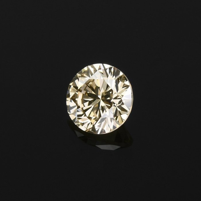 Diamant - 032 ct - Rund - Light Brownish Yellow - VS2