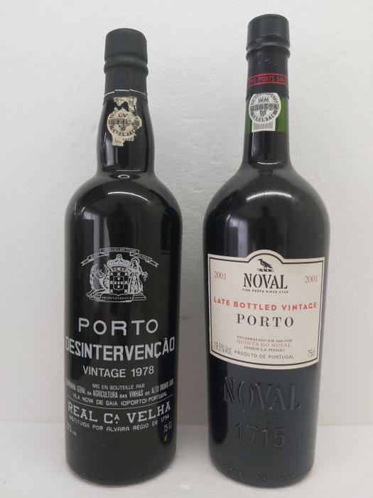 Port: 1978 Real Companhia Velha "Desintervenção" Vintage  2001 Noval LBV - Douro - 2 Flasker (0,75 L)