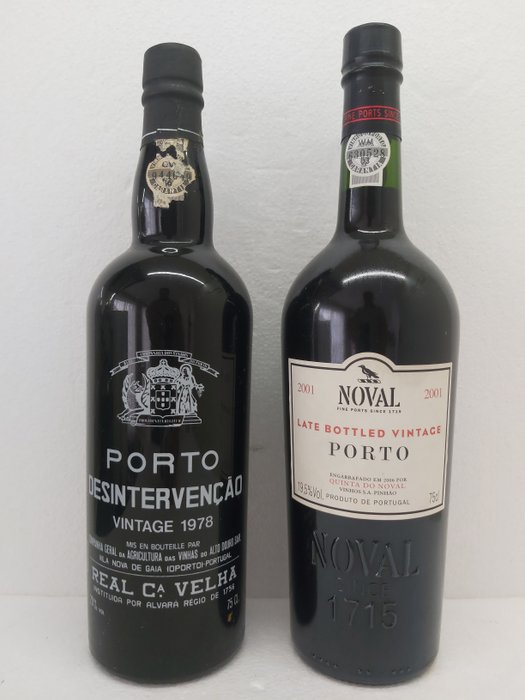 Port: 1978 Real Companhia Velha "Desintervenção" Vintage  2001 Noval LBV - Douro - 2 Flasker (0,75 L)