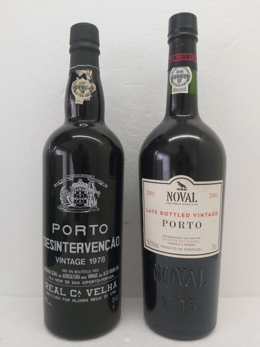 Port: 1978 Real Companhia Velha "Desintervenção" Vintage  2001 Noval LBV - Douro - 2 Flasker (0,75 L)