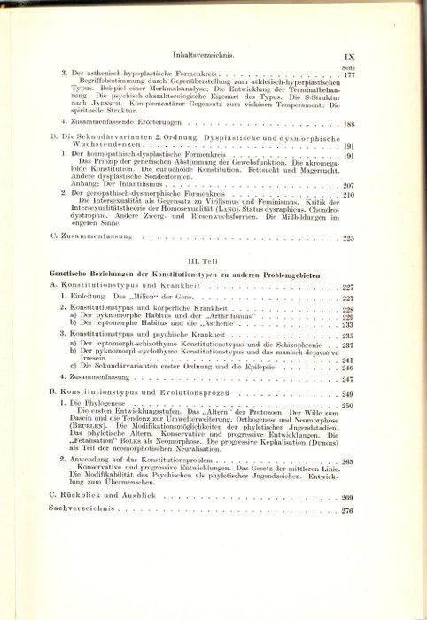 Klaus Conrad - Der Konstitutionstypus als genetisches Problem. - 1941