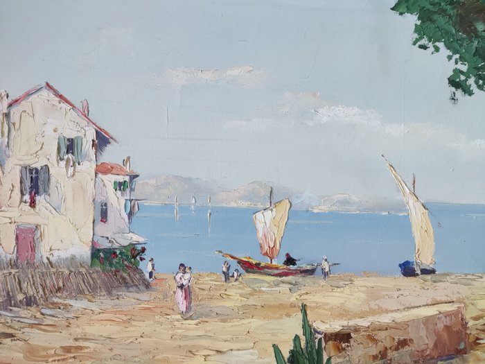 John Bevort (1917-1996), onder pseudoniem Camprio - Mediterraans landschap