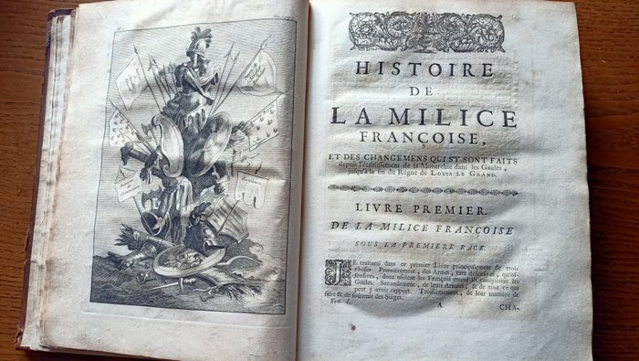 DANIEL Gabriel - Histoire de la Milice Françoise - 1724-1724