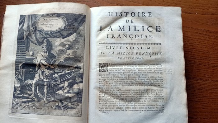 DANIEL Gabriel - Histoire de la Milice Françoise - 1724-1724