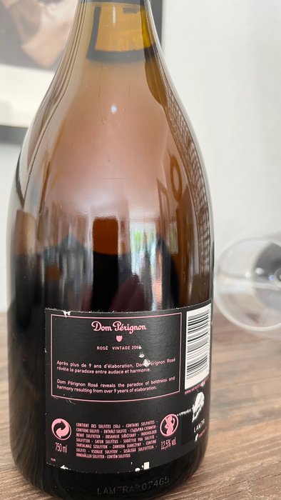 2008 Dom Pérignon - Champagne Rosé - 1 Flaske (0,75L)