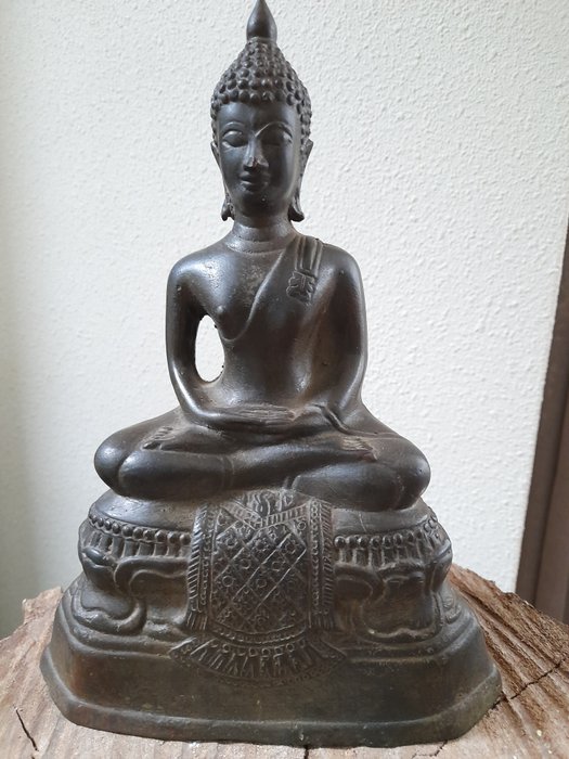 Bronze Dhyana Buddha - Thailand  (Ingen mindstepris)