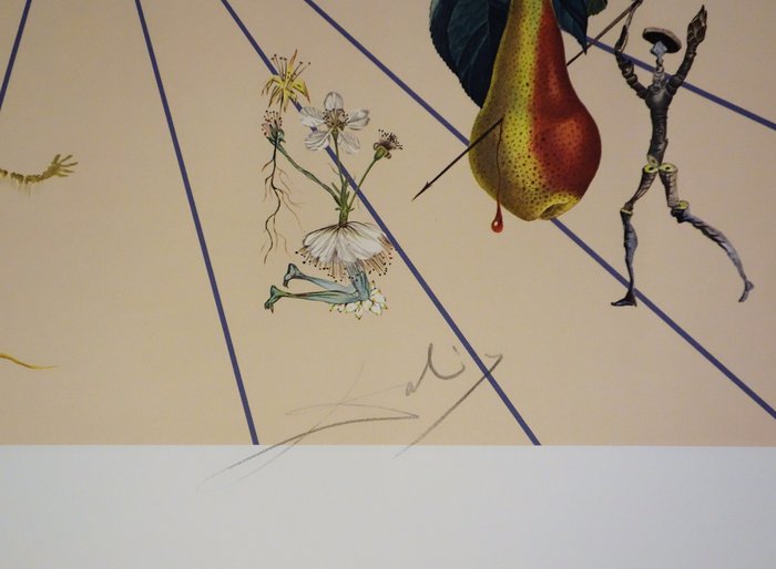 Salvador Dali (1904-1989) - Flordali II : La Rose Papillon