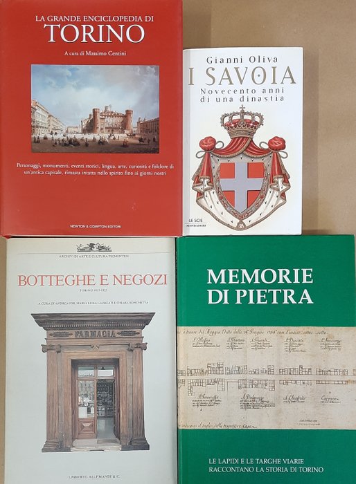 Promis Moriondo Centini - Lot with 12 books on Piedmont - 1969-2020