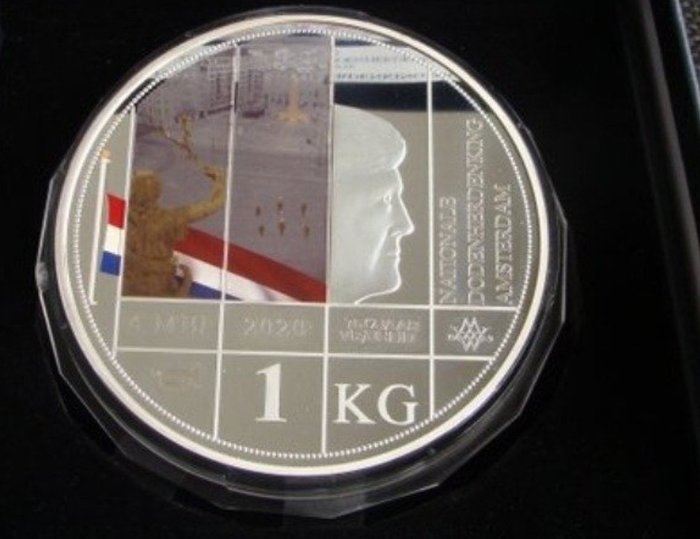 Holland. Penning 2020 '75 Jaar Vrijheid', 1Kg Proof