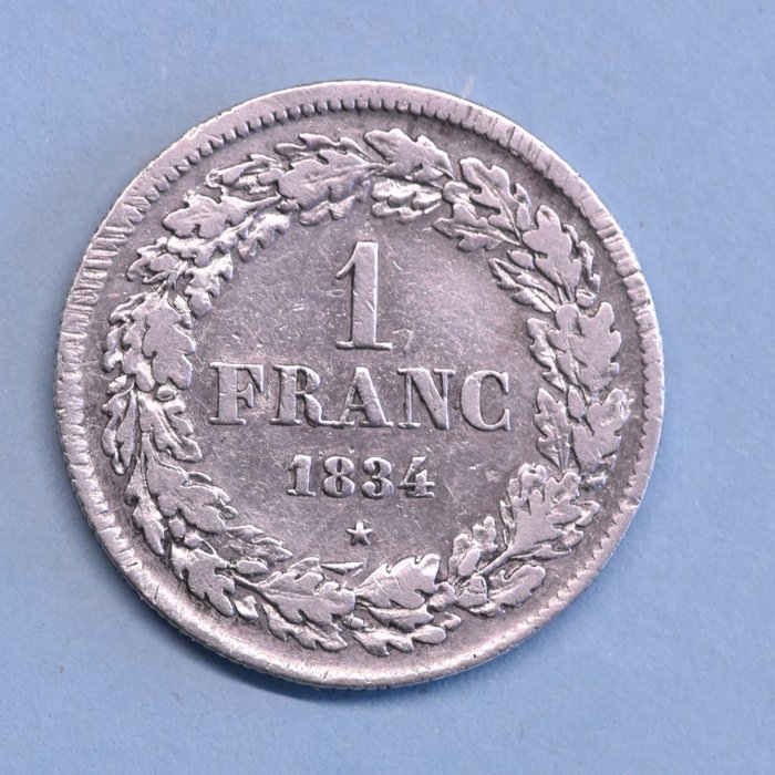 Belgien. Leopold I (1831-1865). 1 Franc 1834