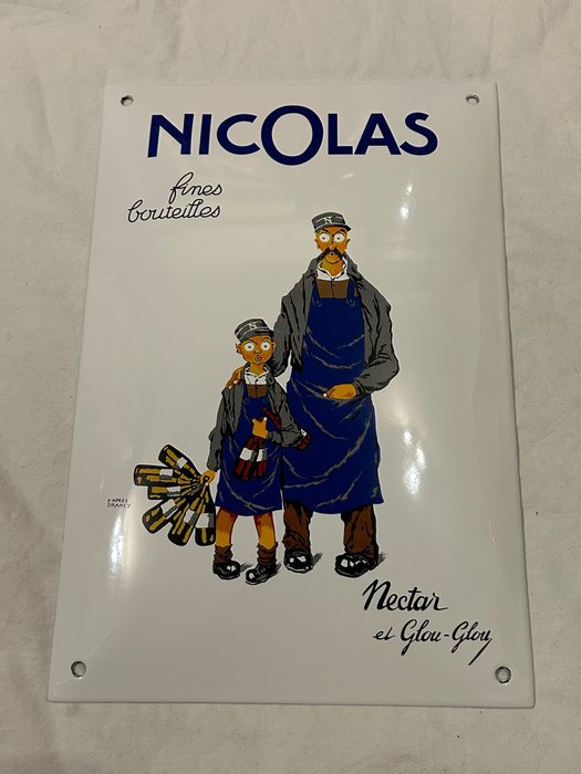 Emaljeskilt - Nicholas - Emalje