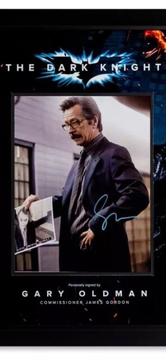 The Dark Knight - Signed by Gary Oldman (Commissioner James Gordon)