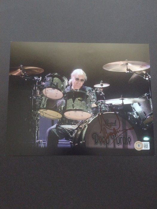 Deep Purple - Ian Paice - Signed in person w/ Beckett Holo COA