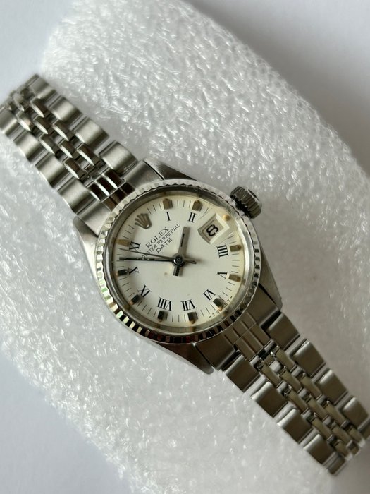 Rolex - Oyster Perpetual Date - Ingen mindstepris - 6917 - Kvinder - 1980-1989