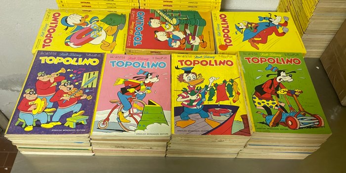 Topolino 702/800 - Lotto di 67 album - 67 Comic - Første udgave - 1969/1971