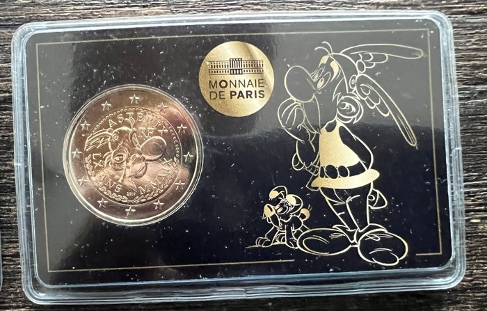 Frankrig. 2 Euro 2019 "Astérix" (3 coincards)  (Ingen mindstepris)