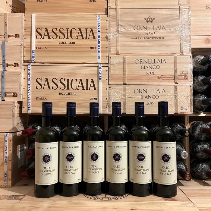 Tenuta San Guido Sassicaia Olio EVO 2023/2024 - Ekstra jomfruolivenolie - 6 - 750 ml flaske