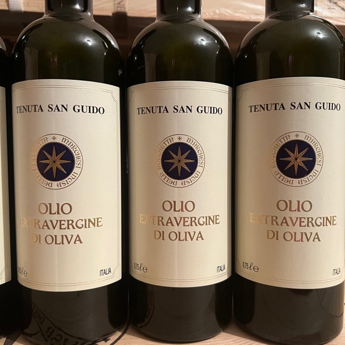 Tenuta San Guido Sassicaia Olio EVO 2023/2024 - Ekstra jomfruolivenolie - 6 - 750 ml flaske