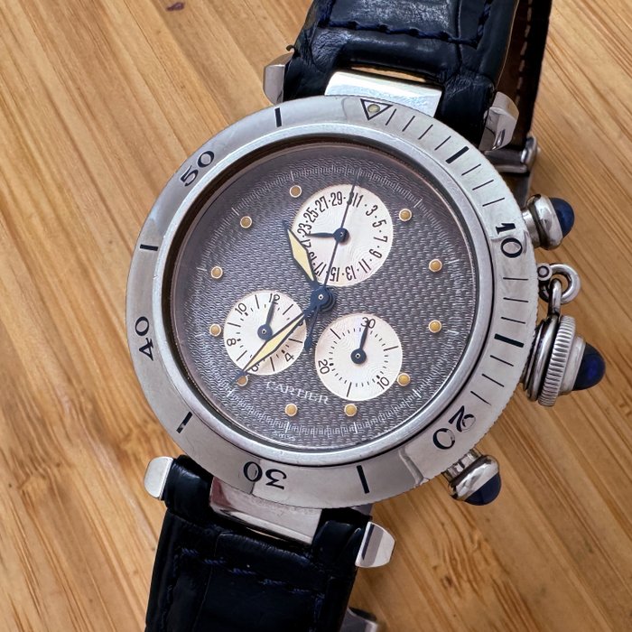 Cartier - Pasha Chronograph - 1352.1 - Mænd - 2000-2010