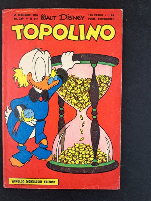 Topolino Libretto nn. 147, 149, 151 - 3 Comic - Første udgave - 1956