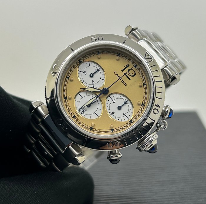 Cartier - Pasha Chronograph Safari - 4030 - Mænd - 1990-1999