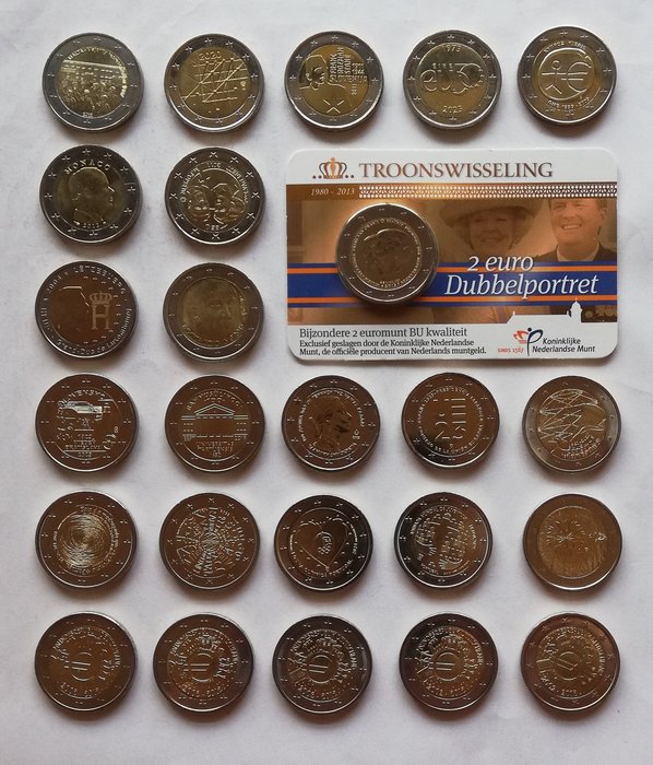 Europa. 2 Euro 2004/2024 (25 coins)  (Ingen mindstepris)