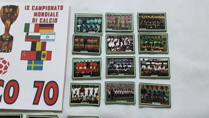 Variant Panini - Mexico 70 World Cup - Pelé Empty album + complete loose sticker set