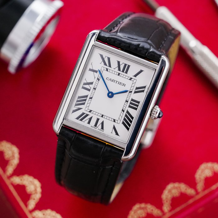 Cartier - Tank Solo Large - WSTA0028 - Mænd - 2011-nu