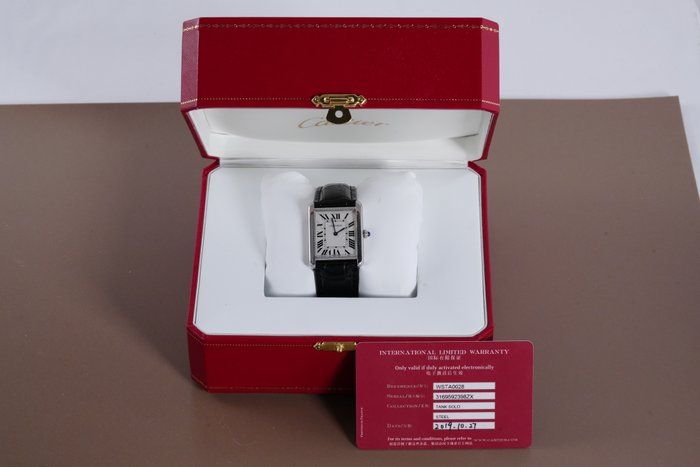 Cartier - Tank Solo Large - WSTA0028 - Mænd - 2011-nu